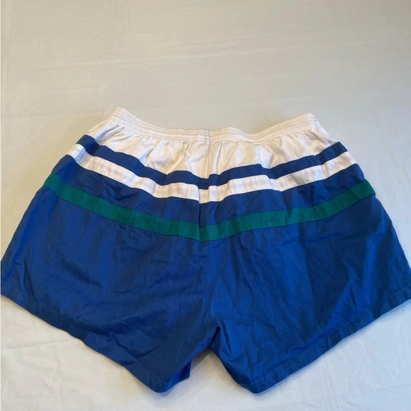 🌈  Vintage Vibes: Men’s Striped Shorts - Size LG by Club International 🌟 - Picture 10 of 13